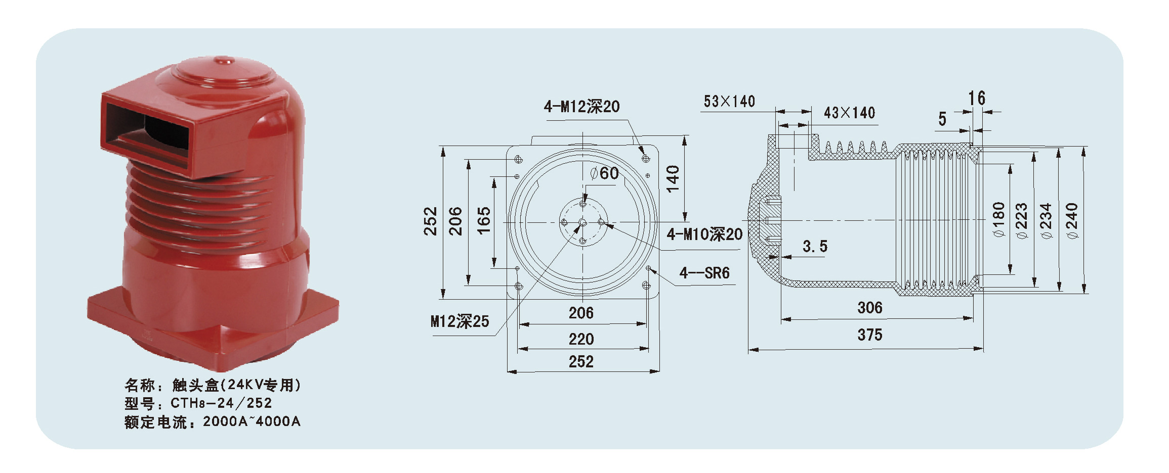 觸頭盒（24KV專用）CTH8-24/252